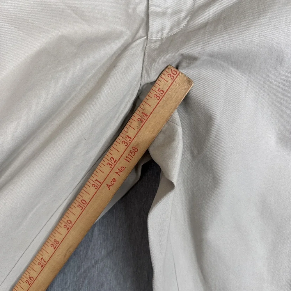 New Banana  Republic Dawson Chino Pants Mens 34x34 Relaxed Fit Khaki Beige